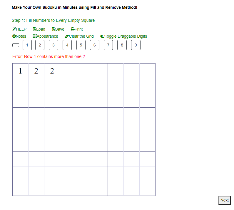 Center Dot Sudoku - Fácil 