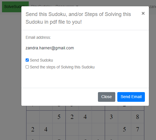 Send Sudoku, Send Sudoku Solving Steps