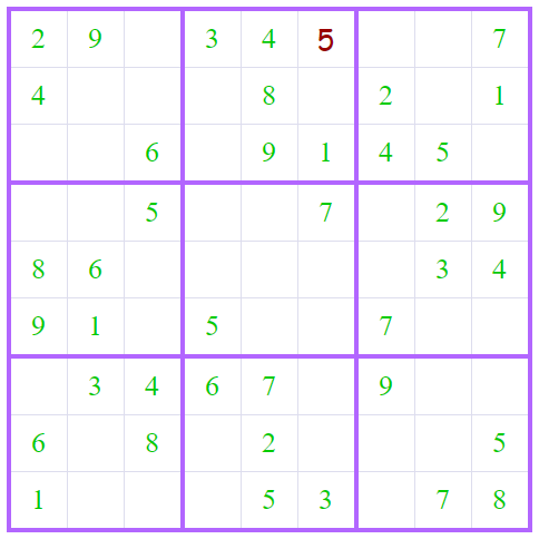 Center Dot Sudoku - Easy 