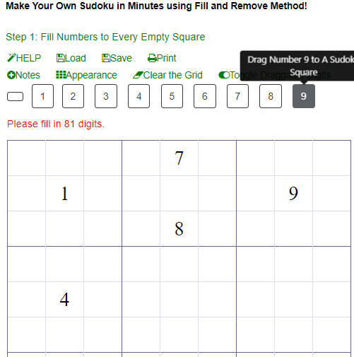 Make Sudoku Make Sudoku